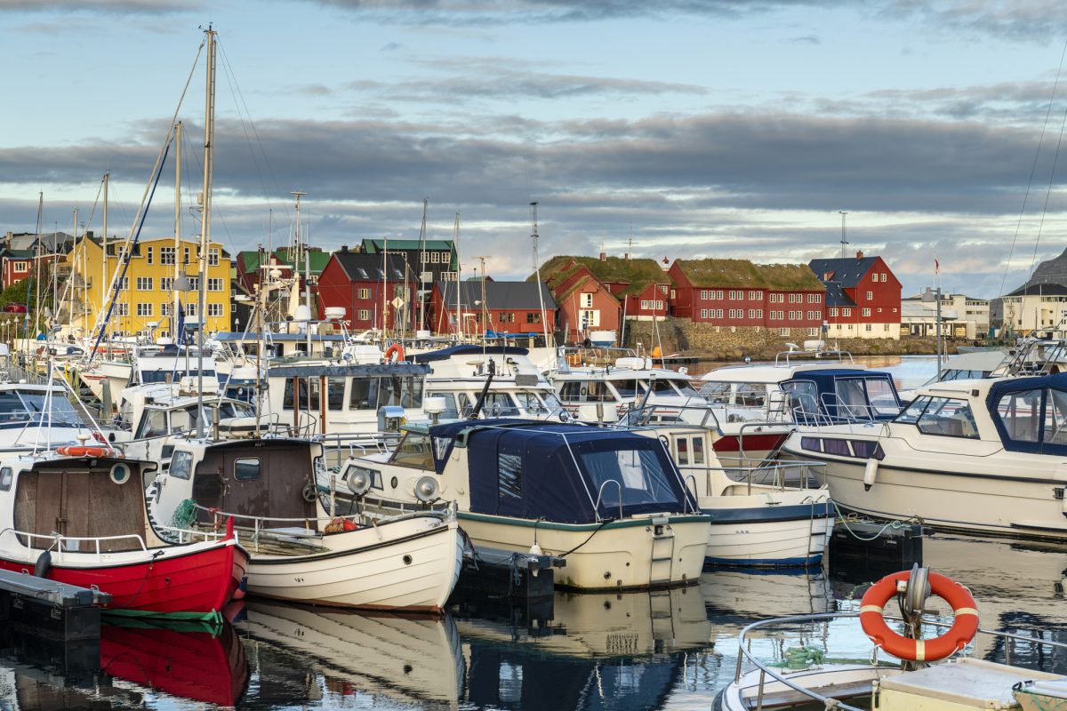 Tórshavn, the capital city of Faroe Islands
